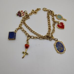 Disney Beauty and The Beast Charm Bracelet